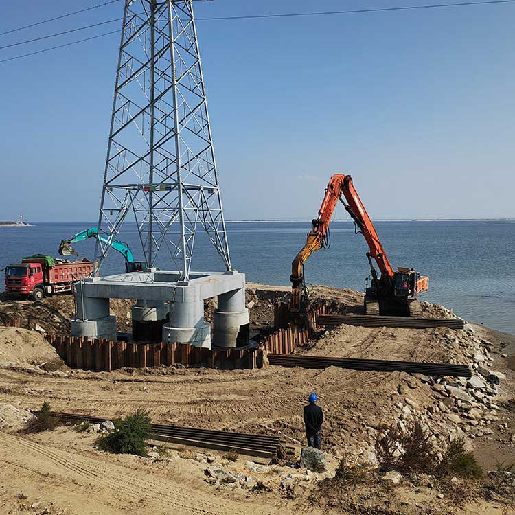 濟寧鋼板樁打樁機施工如何確保施工質量？